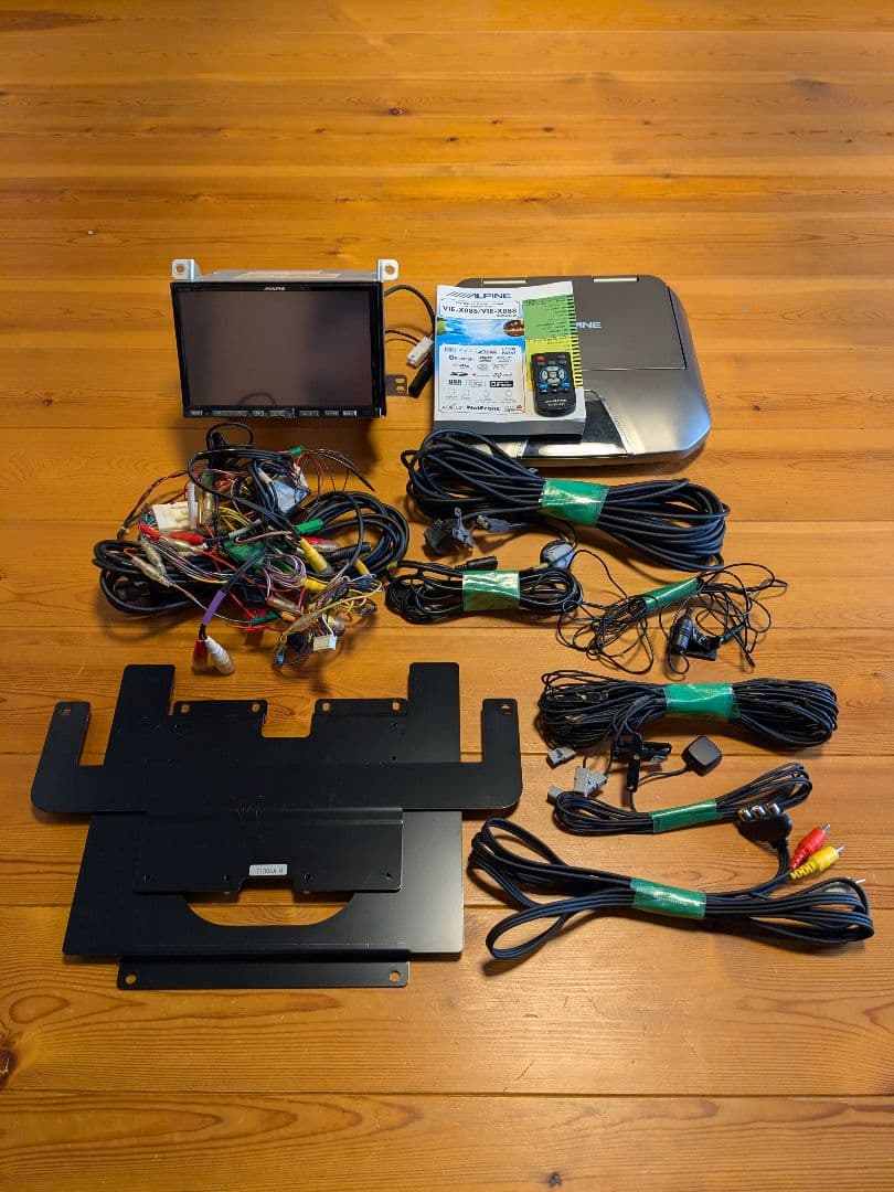 アルパイン　VIE−X088　カーナビ　リアモニターセット　デリカD5　CV5W