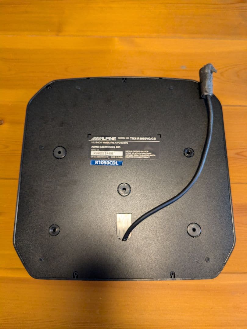 アルパイン　VIE−X088　カーナビ　リアモニターセット　デリカD5　CV5W