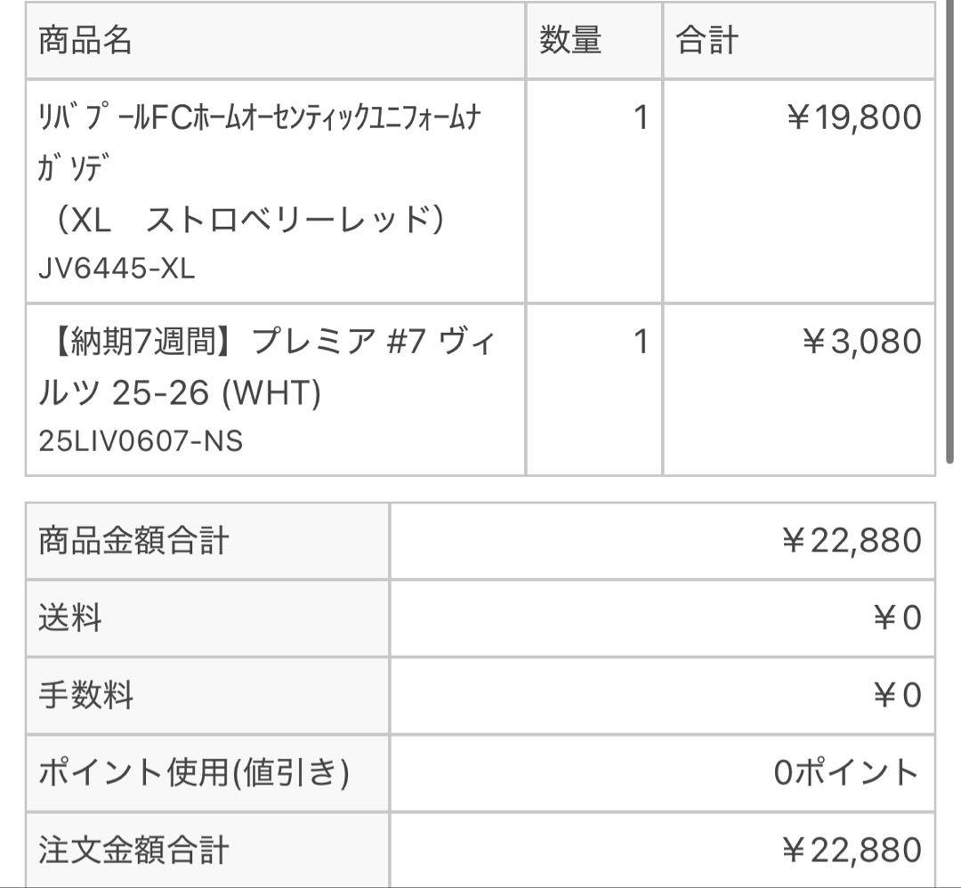 リヴァプール オーセンティック 25-26 ヴィルツ