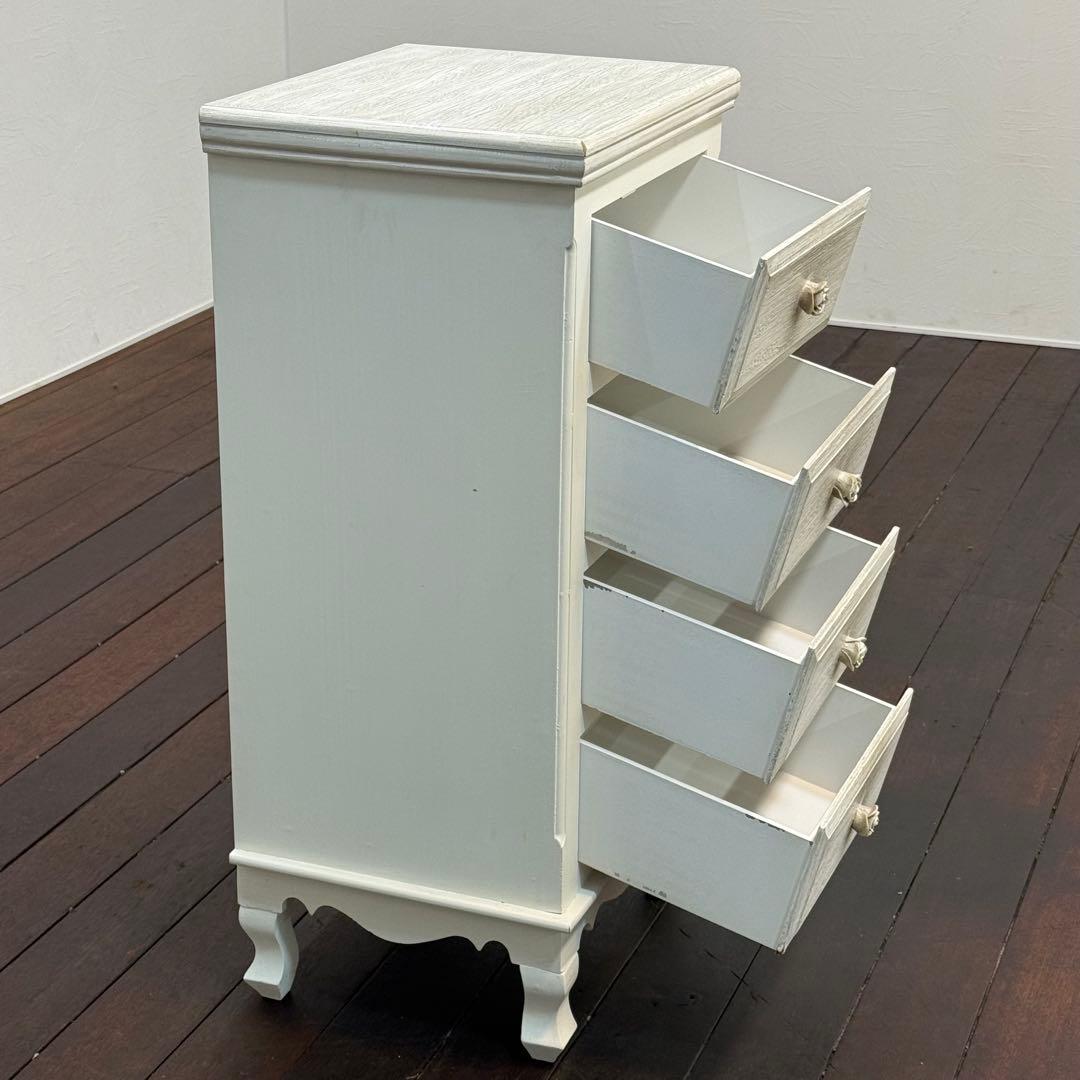 H112K62h Raffine ラフィネ 猫脚 4段チェスト