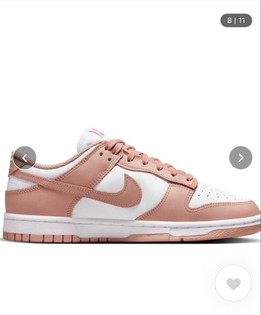 値下げ‼️Nike Dunk Low ホワイト/ピンク ダンク 新品