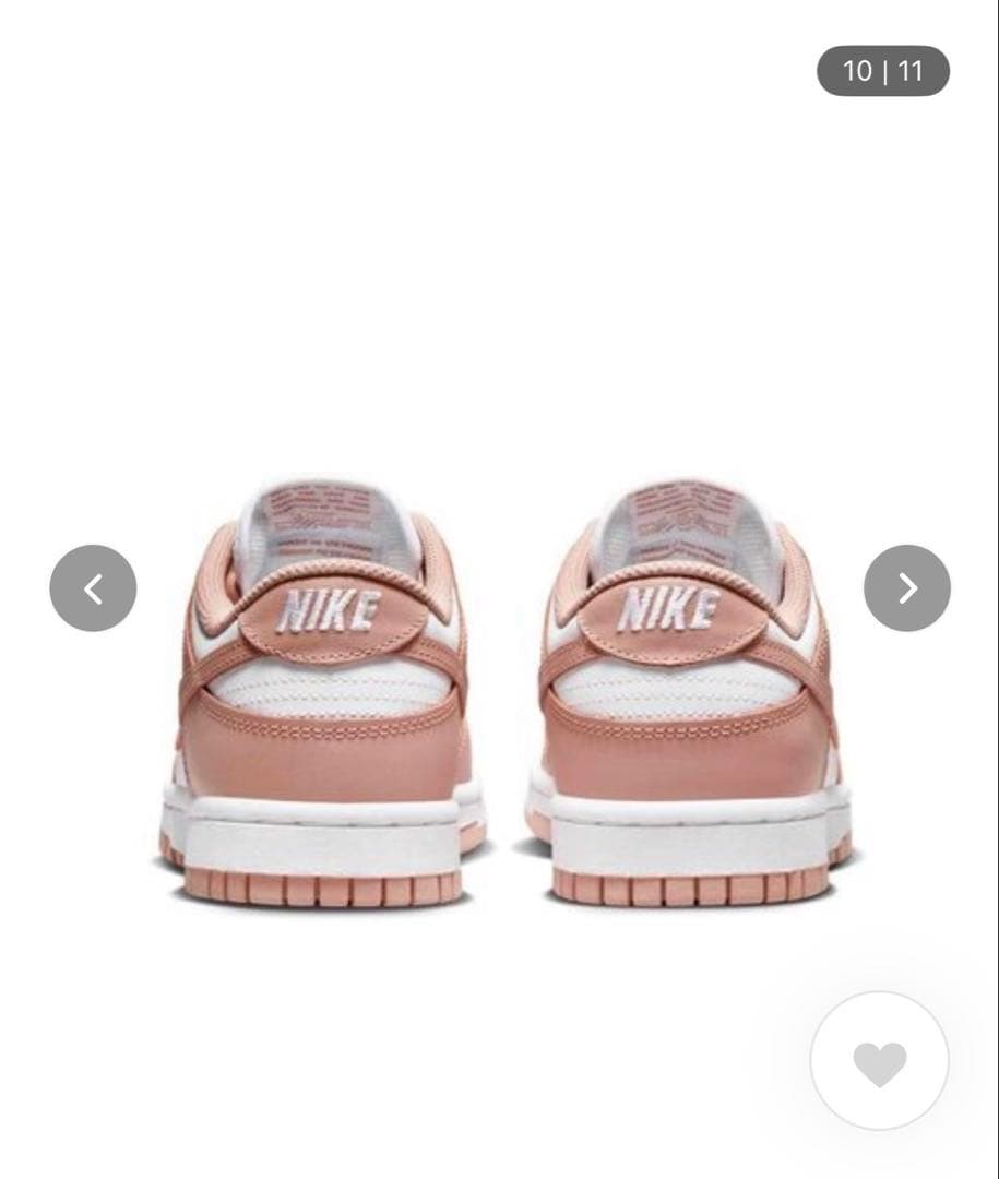 値下げ‼️Nike Dunk Low ホワイト/ピンク ダンク 新品