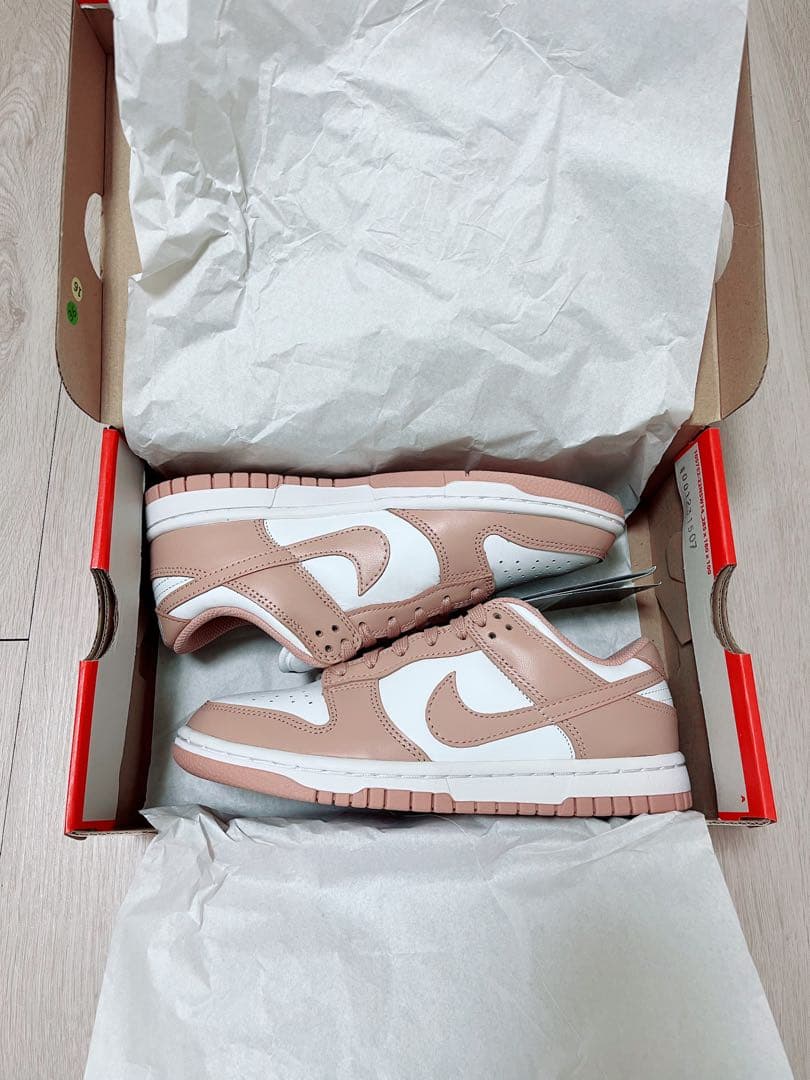 値下げ‼️Nike Dunk Low ホワイト/ピンク ダンク 新品