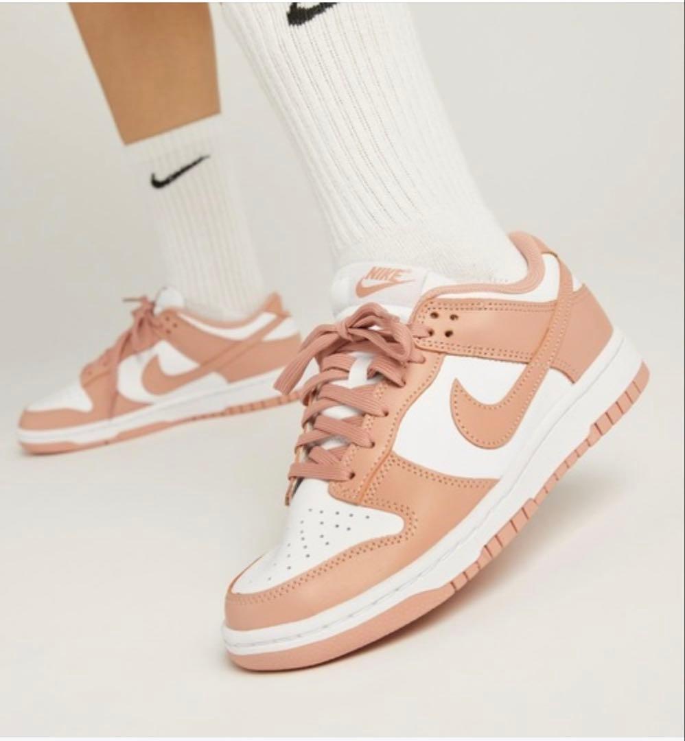 値下げ‼️Nike Dunk Low ホワイト/ピンク ダンク 新品