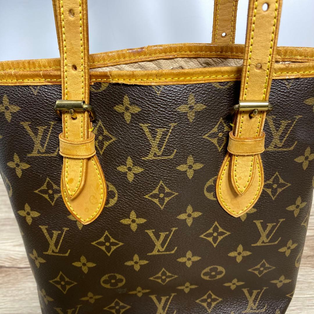 ルイヴィトン モノグラム バケット PM バケツ トートバッグ E16