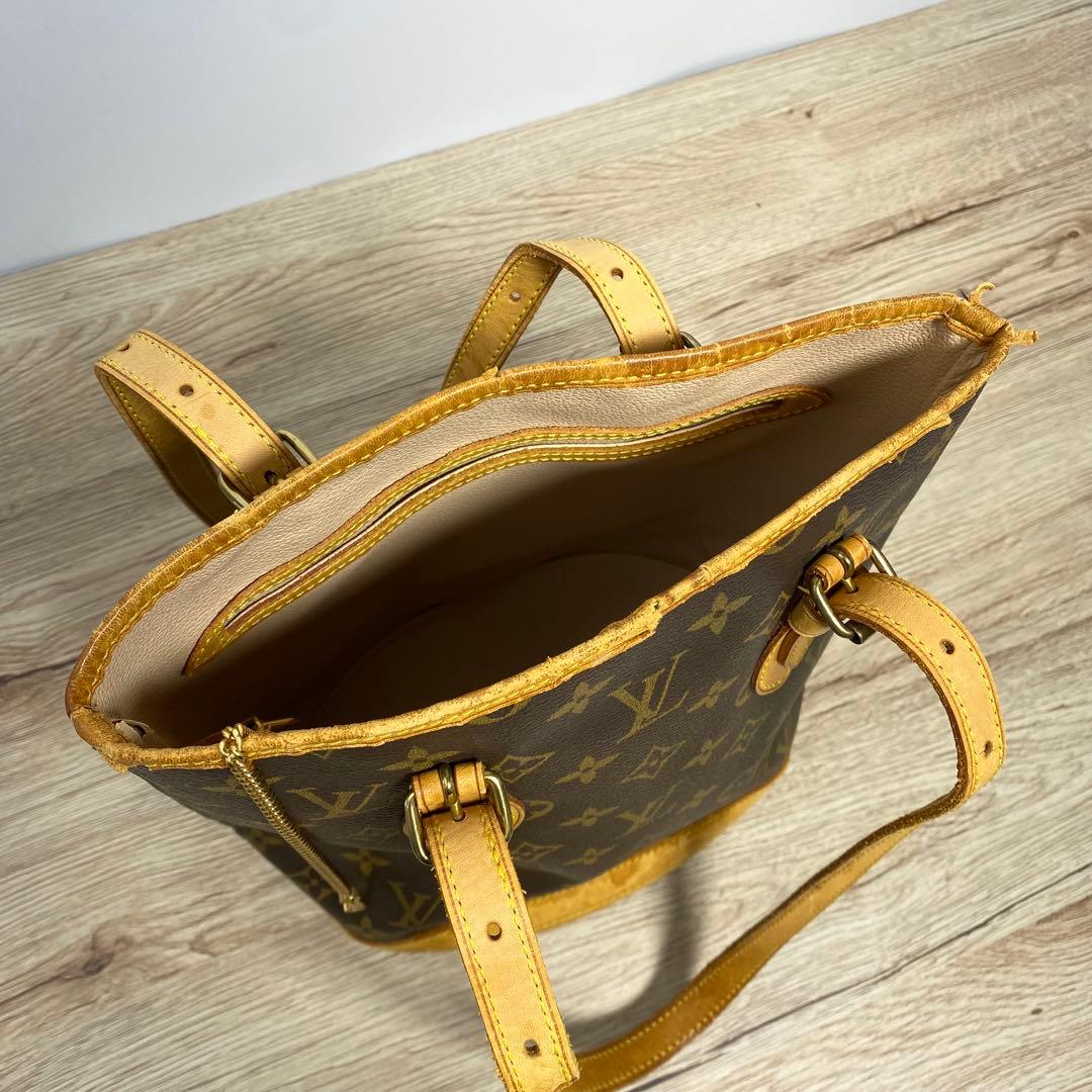 ルイヴィトン モノグラム バケット PM バケツ トートバッグ E16