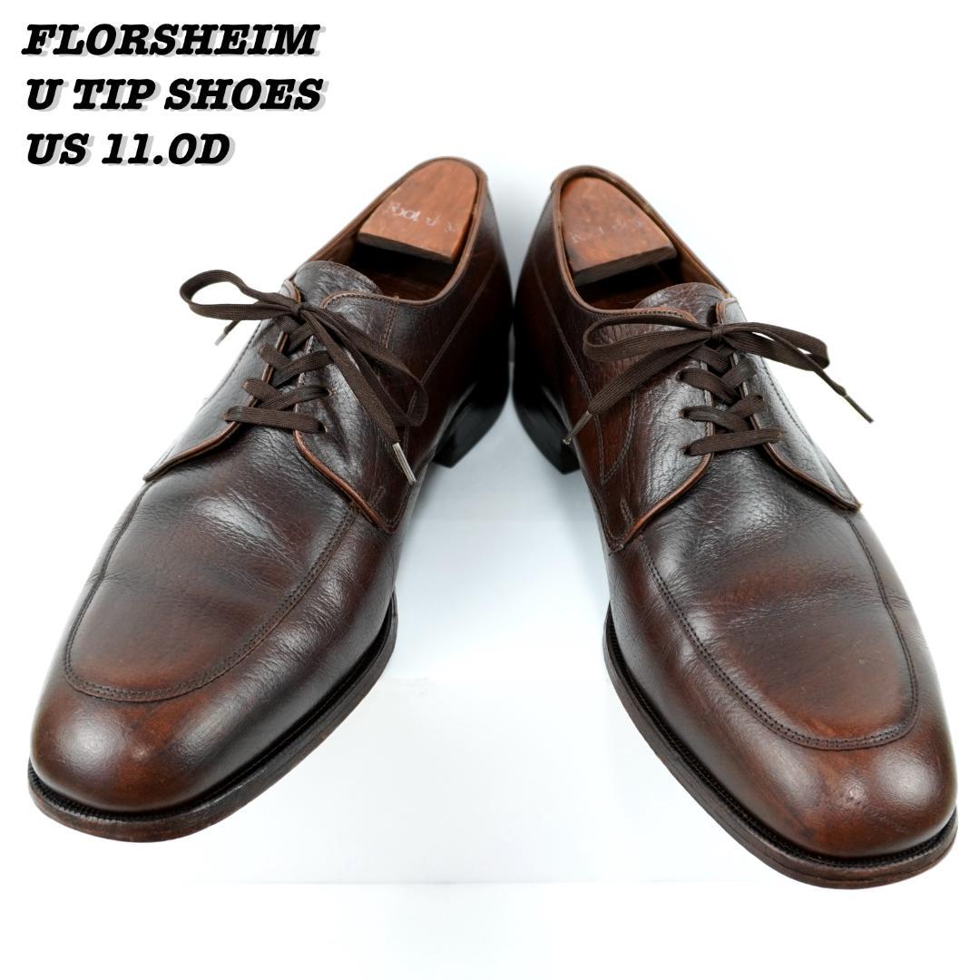 靴 FLORSHEIM U TIP SHOES 1986s US11.0D