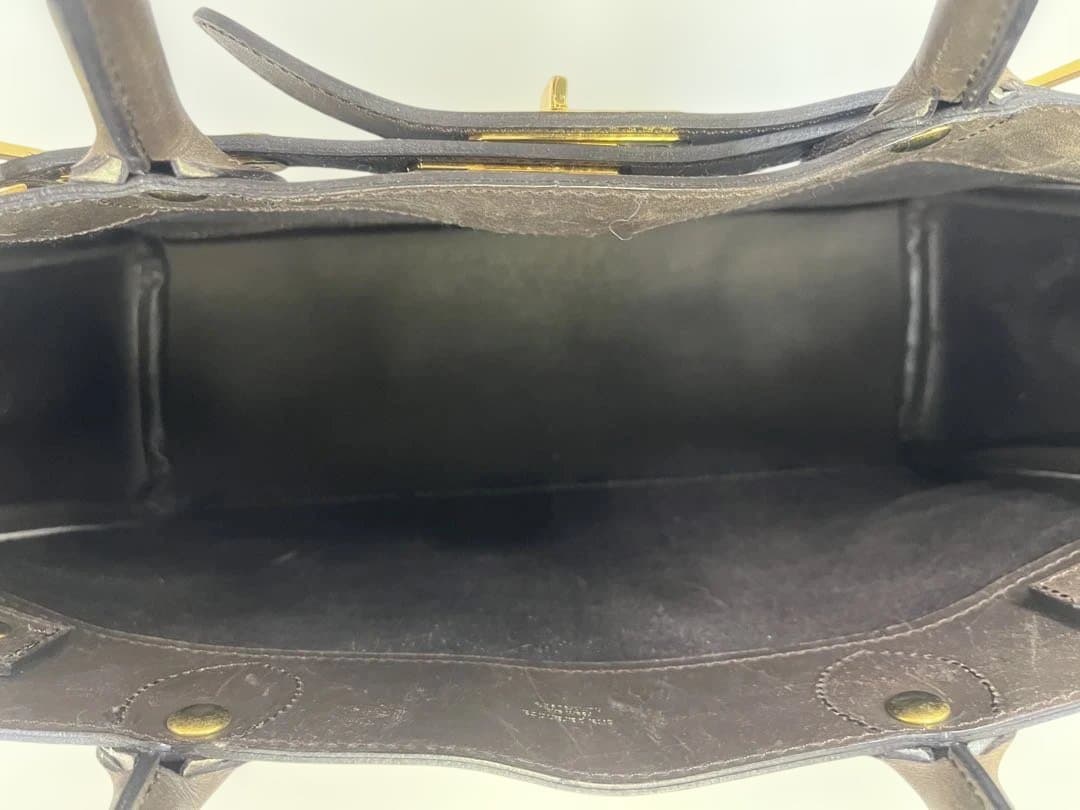 シータパランティカ　ブラウン　トートバッグ