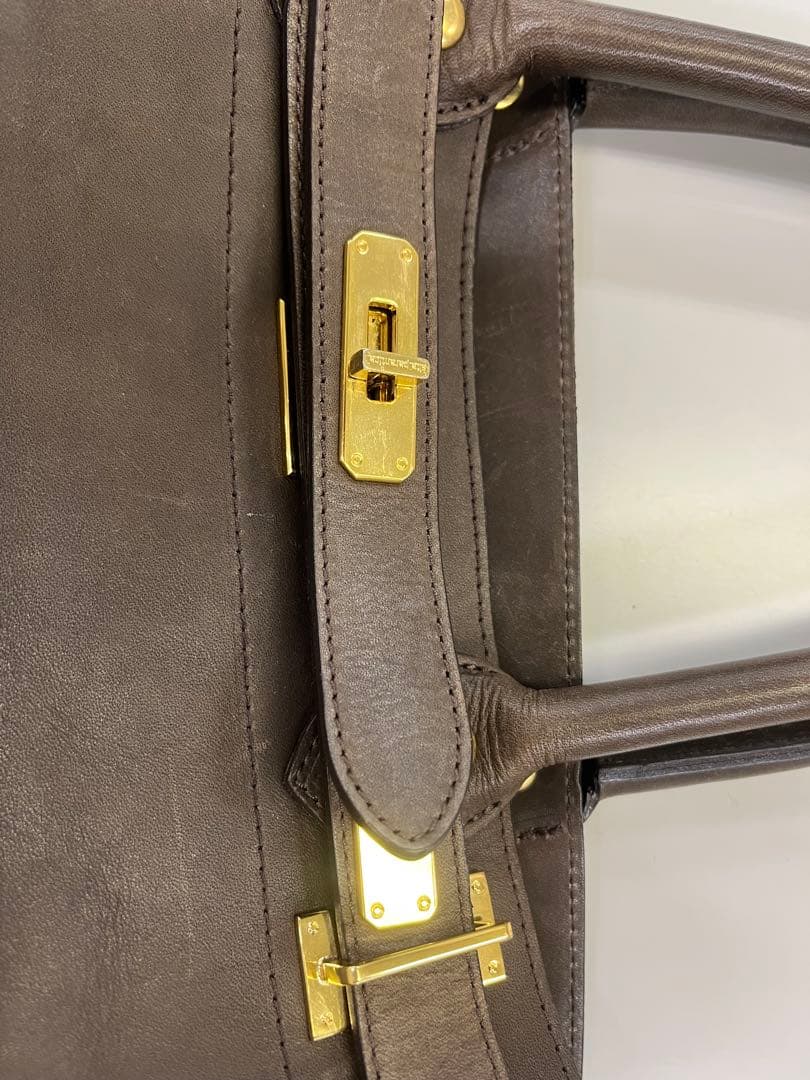 シータパランティカ　ブラウン　トートバッグ