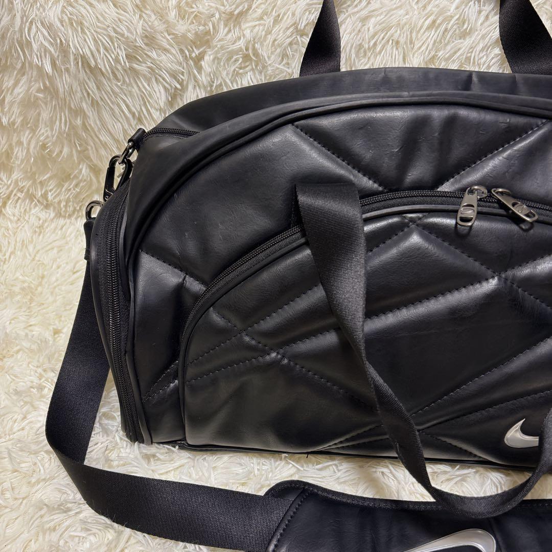 【激レア】NIKE レザー キルティング ボストンバッグ 2way 入手困難
