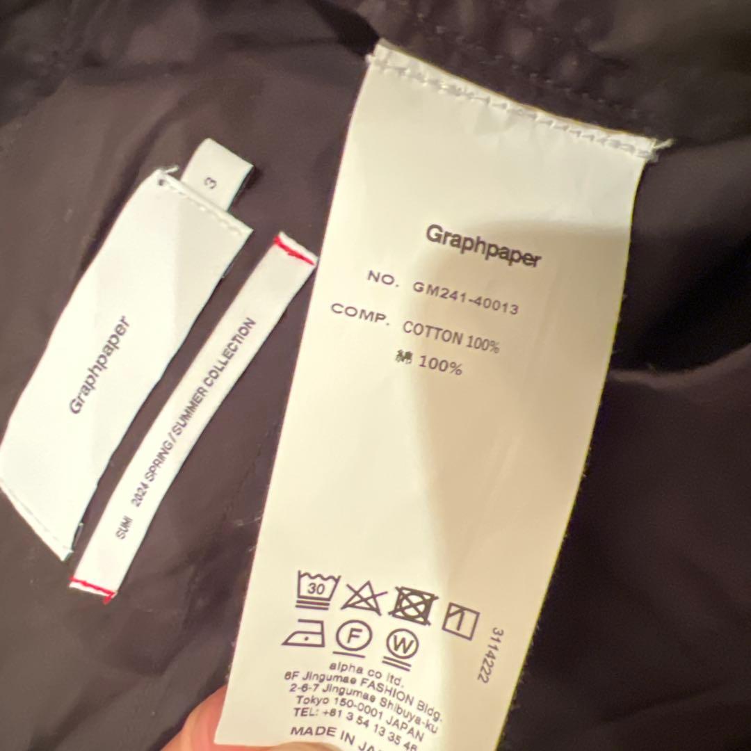 Graphpaper ブラックセットアップ2024年春夏コレクション
