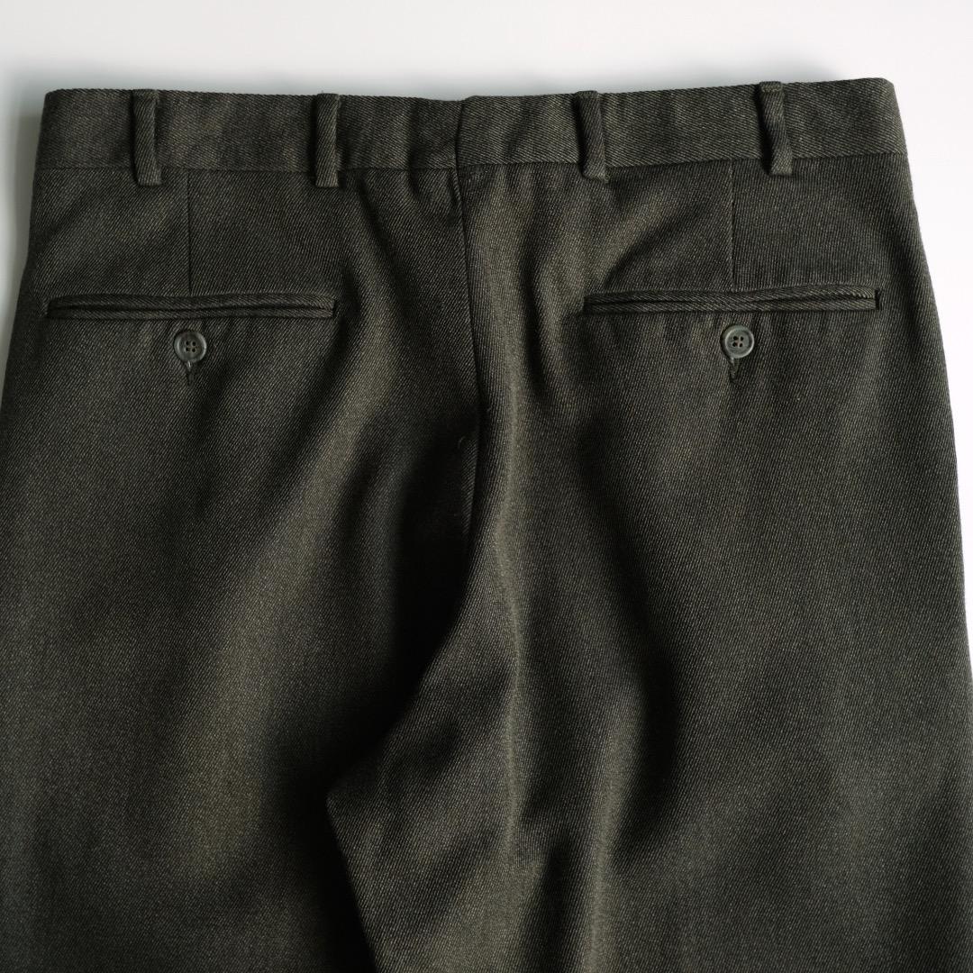 BROOKS BROTHERS USA製 90's ツータックウールスラックス