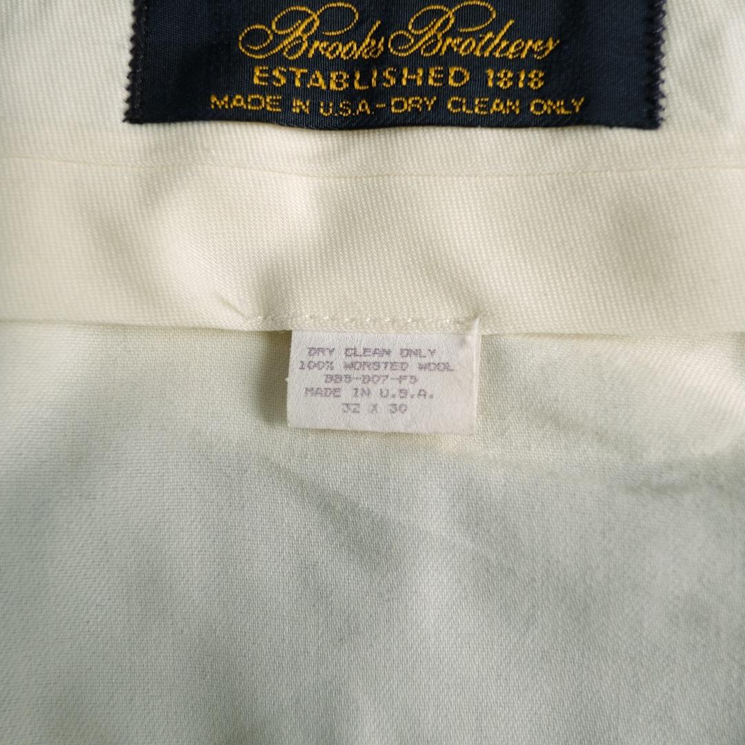 BROOKS BROTHERS USA製 90's ツータックウールスラックス