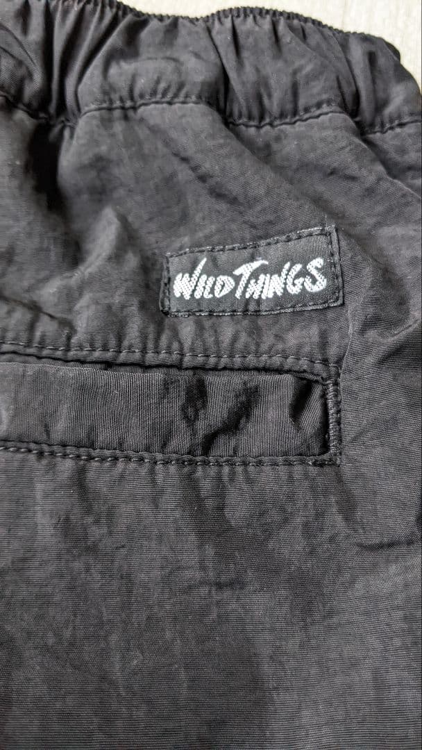 WILD THINGS ワイルドシングス フリース パンツ 黒 ブラック