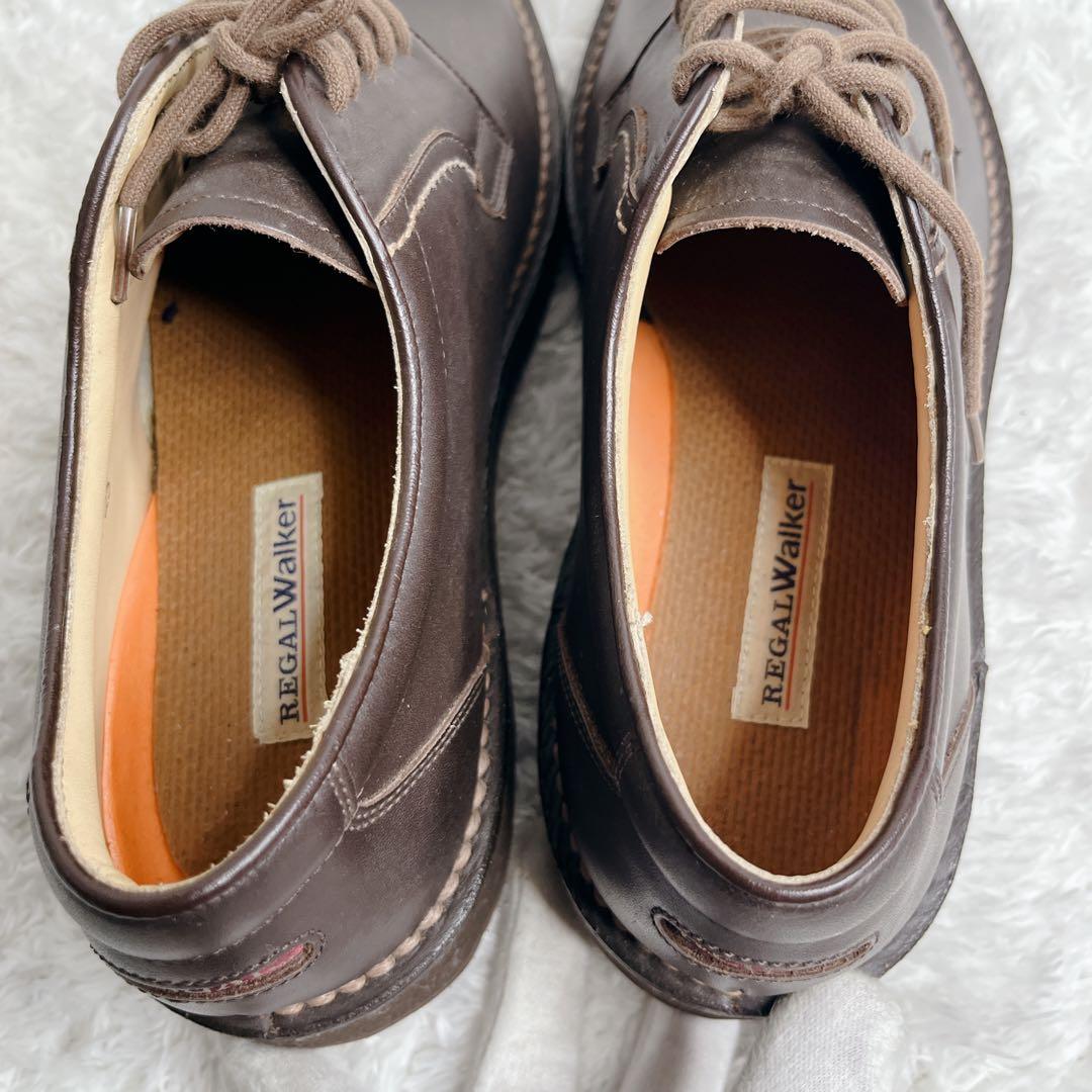 未使用品 REGAL WALKER 革靴 コンフォートシューズ ブラウン レザー