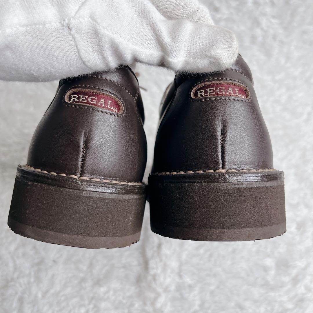未使用品 REGAL WALKER 革靴 コンフォートシューズ ブラウン レザー