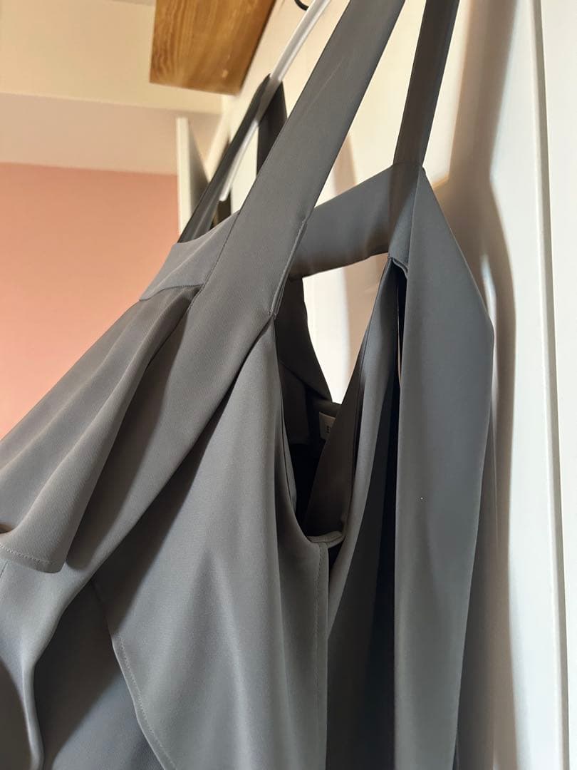 ENFÖLD グレー サロペットスカート 38