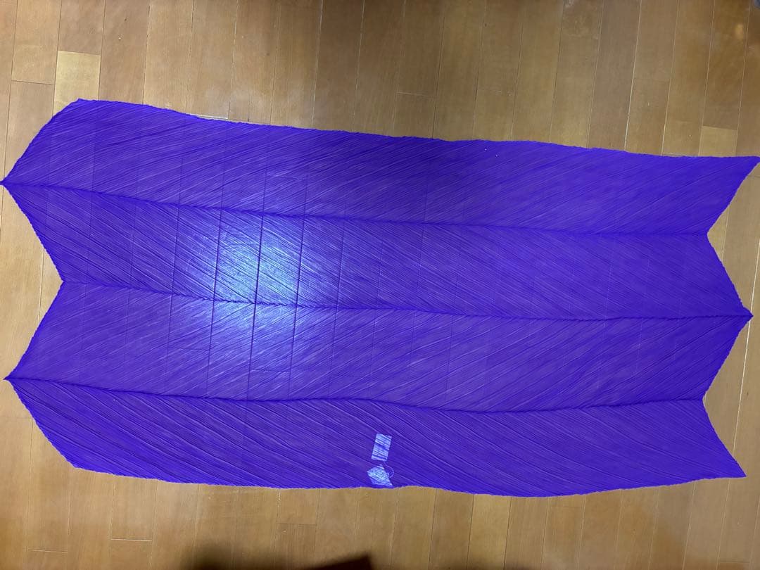 Issey Miyake PLEATS PLEASE 紫色 プリーツ ストール