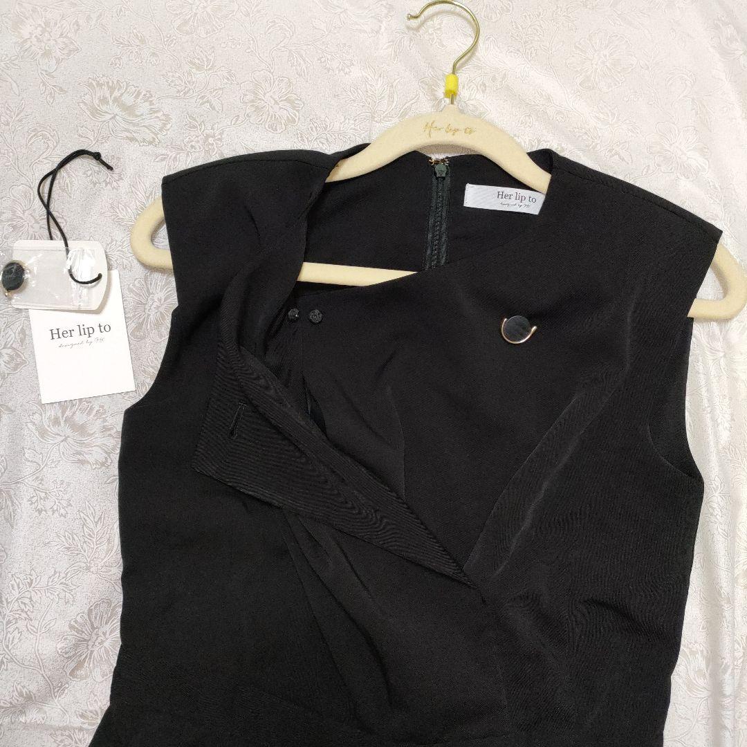 【タグ付】Herlipto Two-way Collar Jumpsuit S