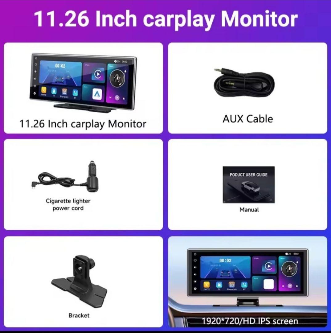 4K CarPlay ダッシュボード 11.26インチ