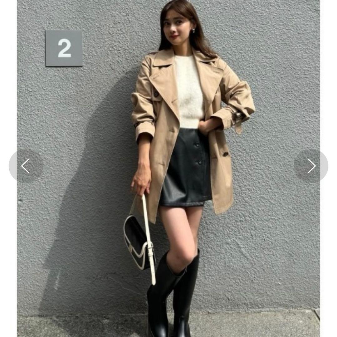 ハーリップトゥ　トレンチコート　oble Short Trench Coat