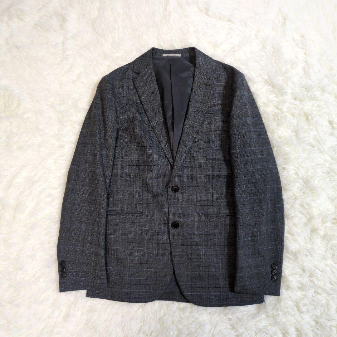 ユナイテッドアローズ　セットアップ　ゴム　ストレッチ　ウォッシュブル　チェック