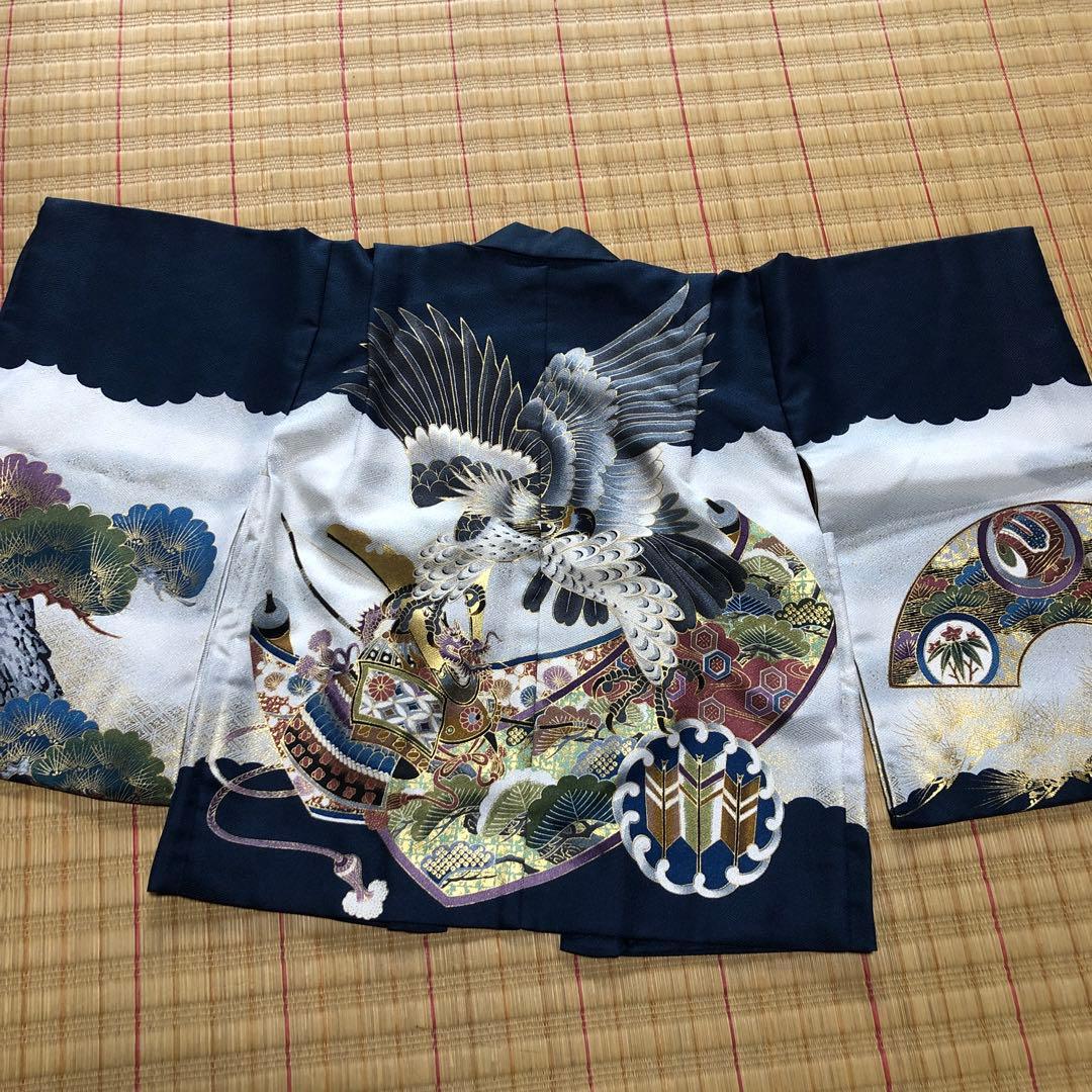 七五三　子供用袴　3歳　紺色