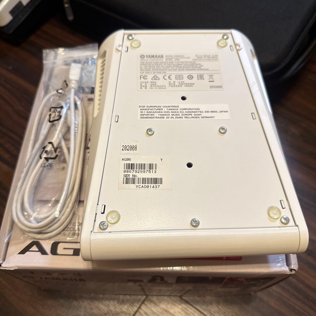 YAMAHA AG06 USBオーディオインターフェイス