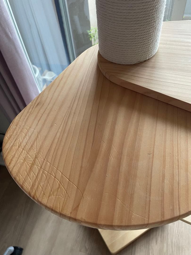 SUMIKA キミの木シリーズ 突っ張り型木製キャットタワー