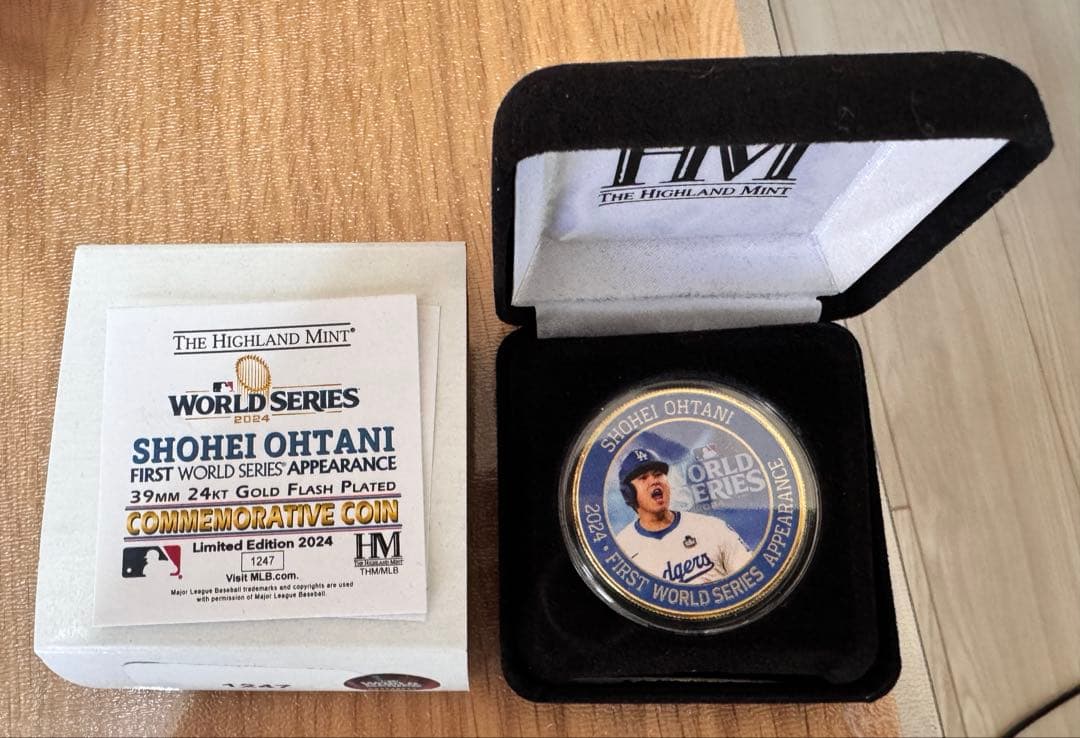 s*a様 ドジャース 大谷翔平 ワールドシリーズ 2024 優勝記念 ゴールドコ