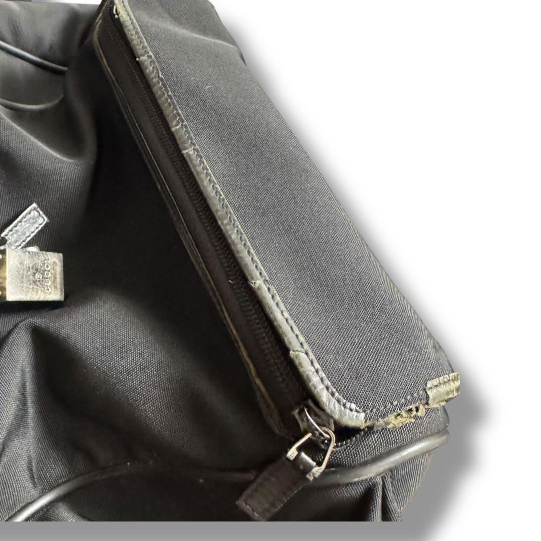 GUCCI グッチ　ボストンバッグ　キャリーケース　012•0477 ブラック