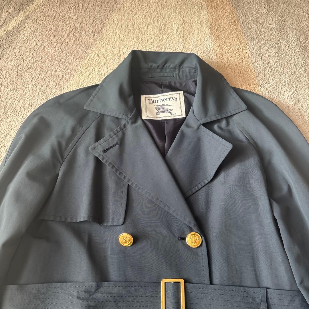 極美品　BURBERRY　ダブルチェスターコート トレンチコート　金ボタン