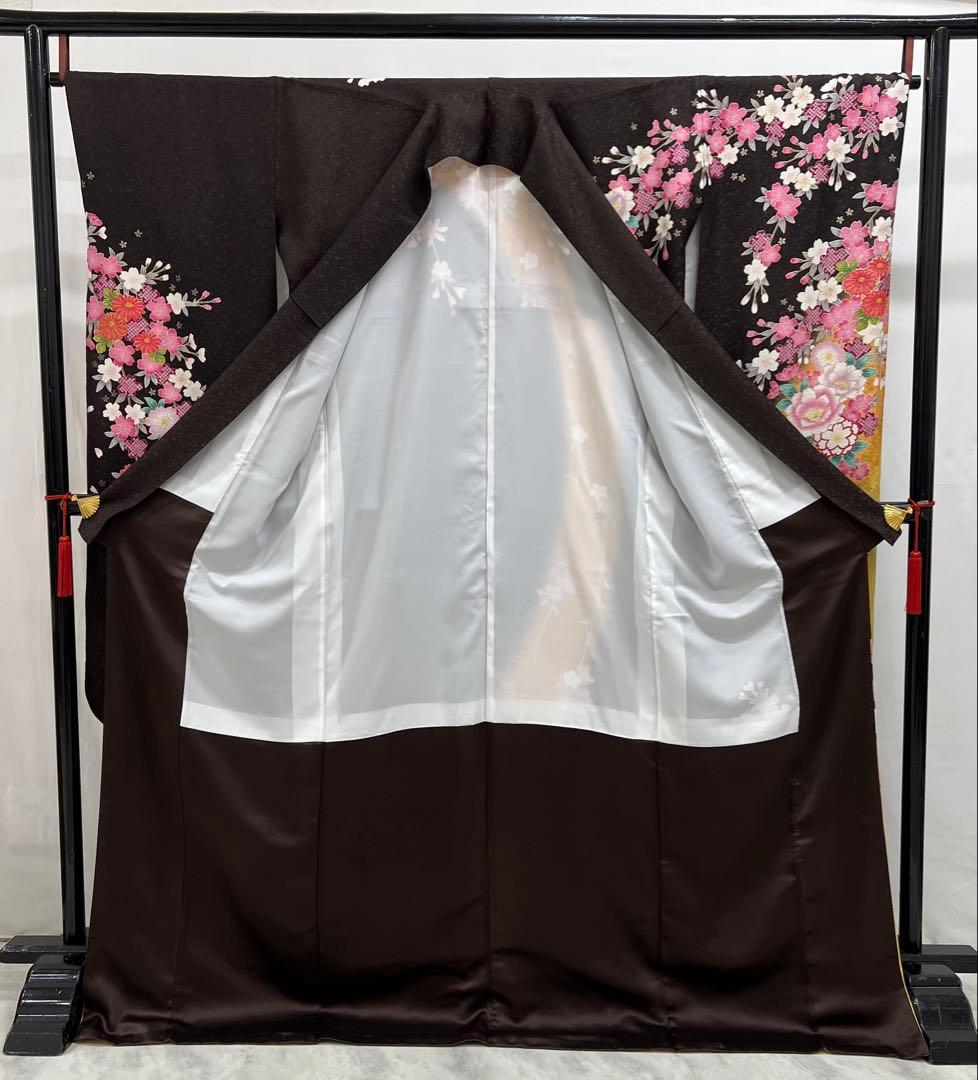 振り袖　フルセット　別誂長襦袢　成人式　金彩加工　結婚式　振袖　銀通し　687