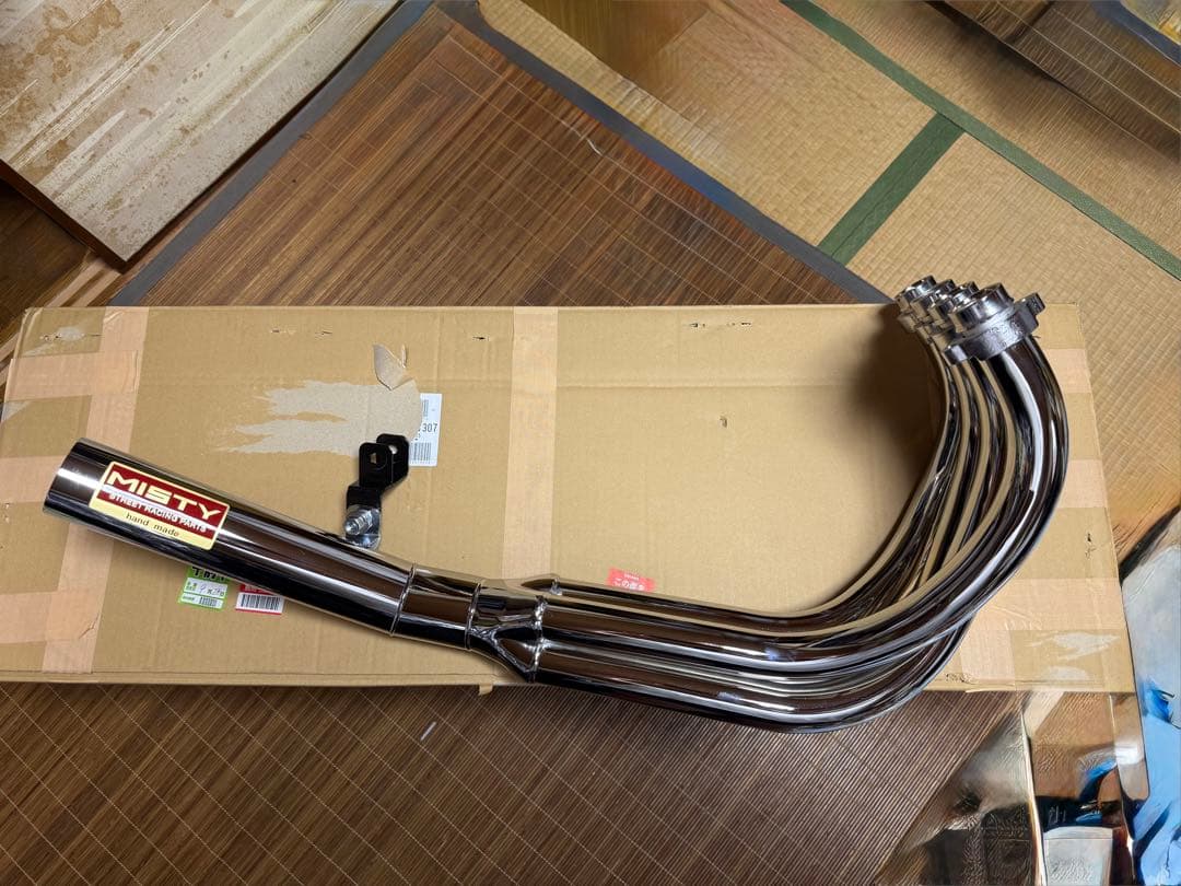 z900rs　MISTY 金太郎マフラー　クロームメッキ