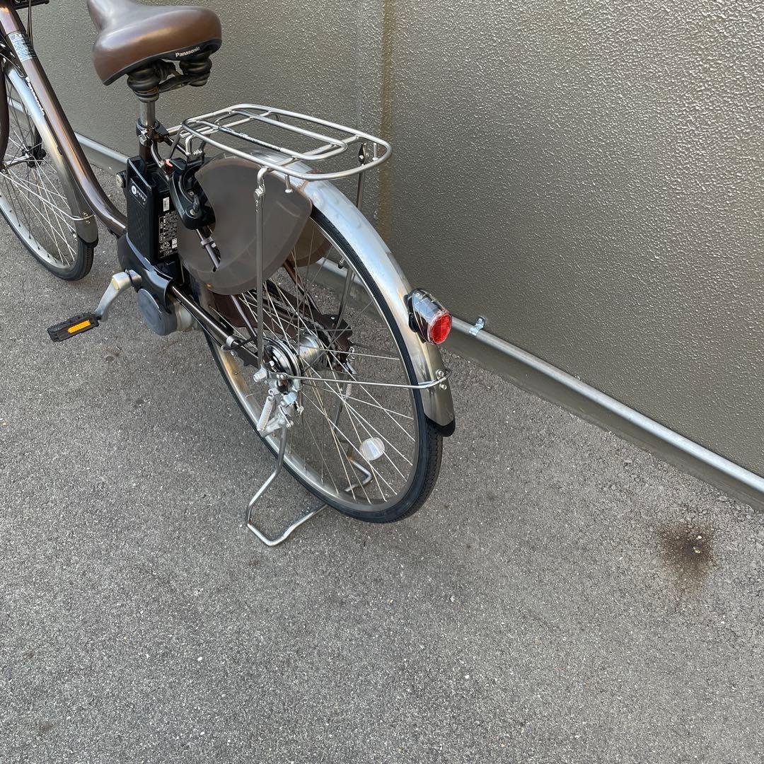 パナソニック電動アシスト自転車26インチ バッテリー16Ah ブラウン