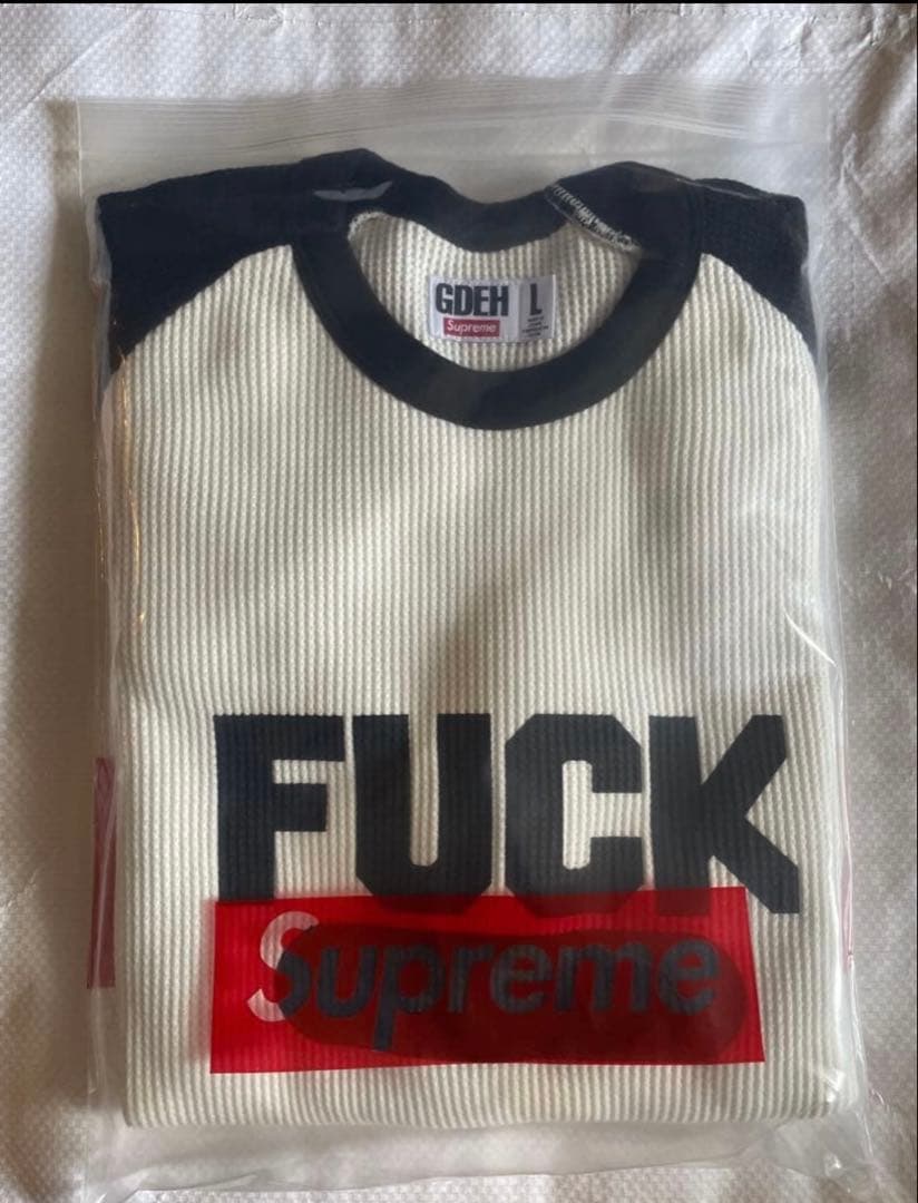 トップス Supreme x GOODENOUGH Thermal \"Black\" L