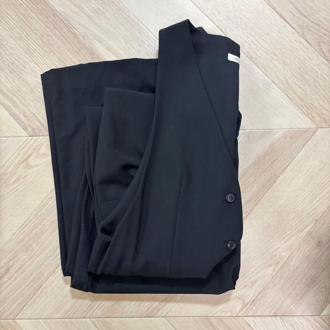 DES PRES ウーステッドトロピカル コンビネゾン ブラック