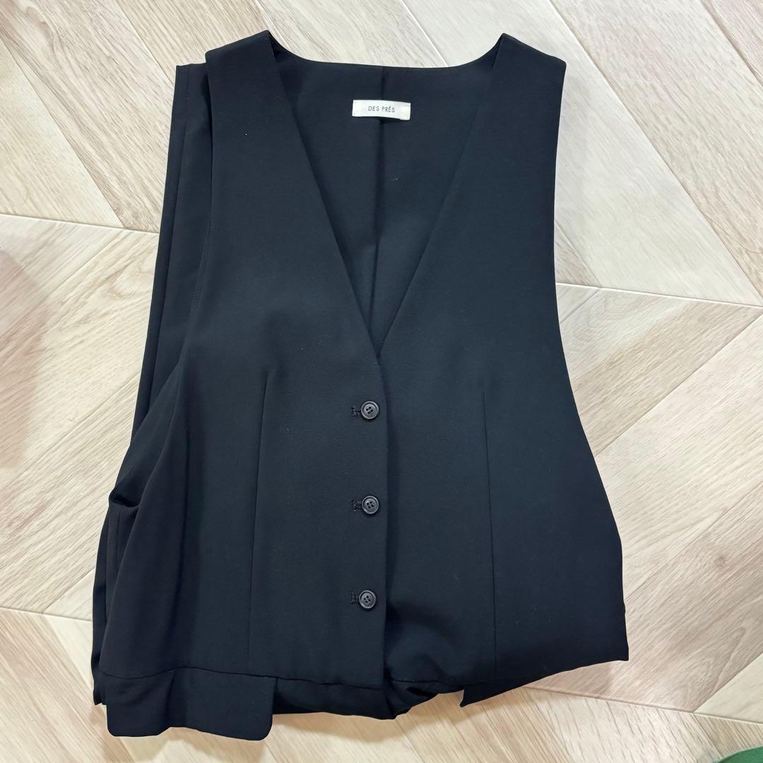 DES PRES ウーステッドトロピカル コンビネゾン ブラック