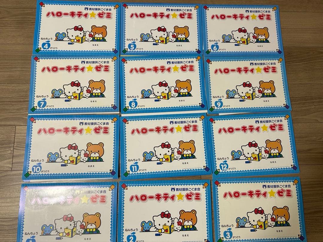 こぐま会　ハローキティゼミ モコモコゼミ　年長一年分