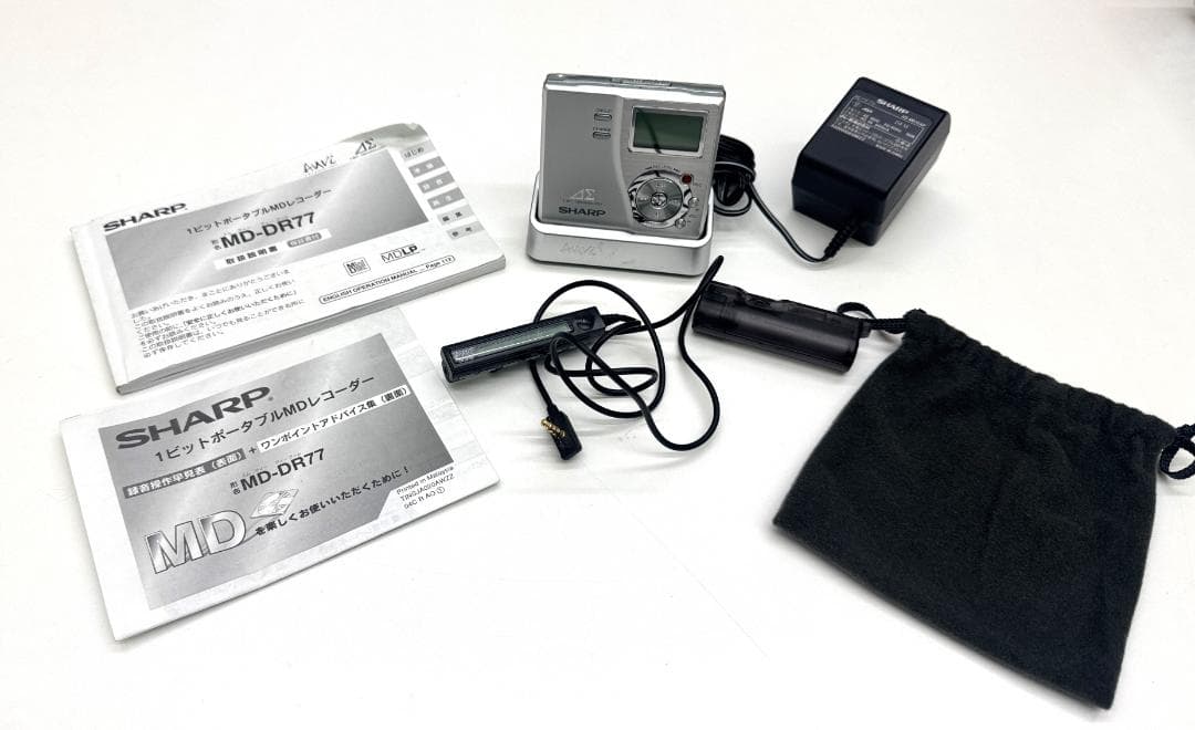 ★SHARP ポータブルMDプレーヤー Auvi MD-DR77