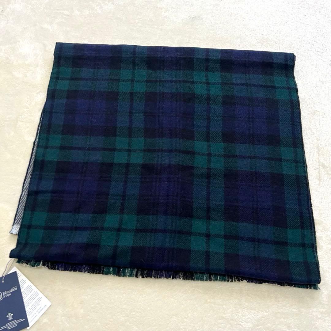 タグ付き未使用✨ジョンストンズ オブ エルガン ウール 大判ストール マフラー