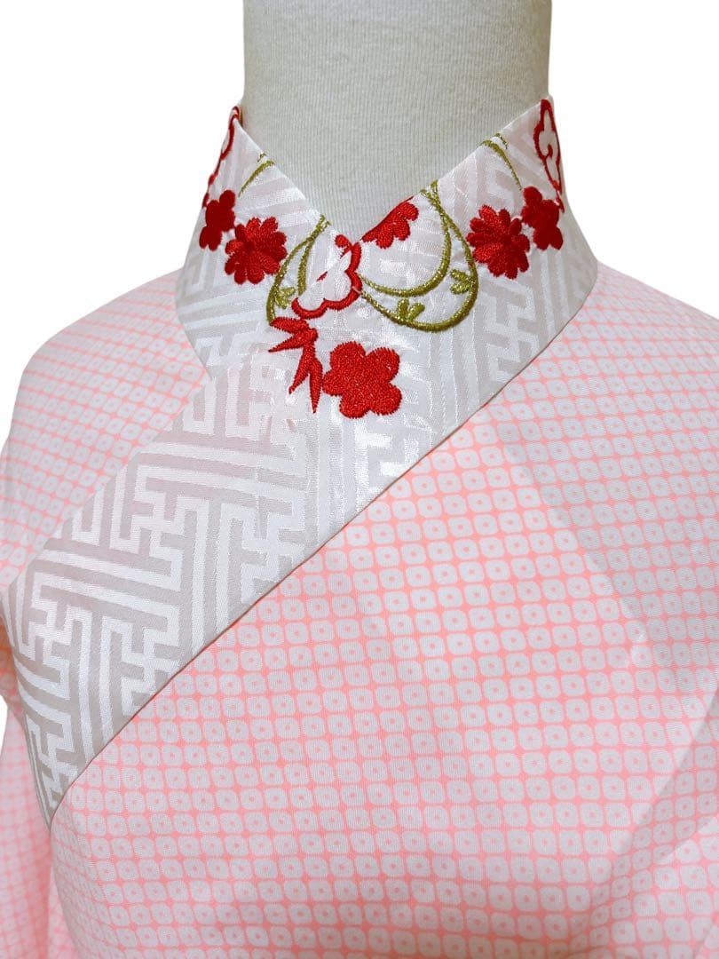 王道!!赤系♡七五三　7歳　女の子　フルセット　花柄　ゴールド