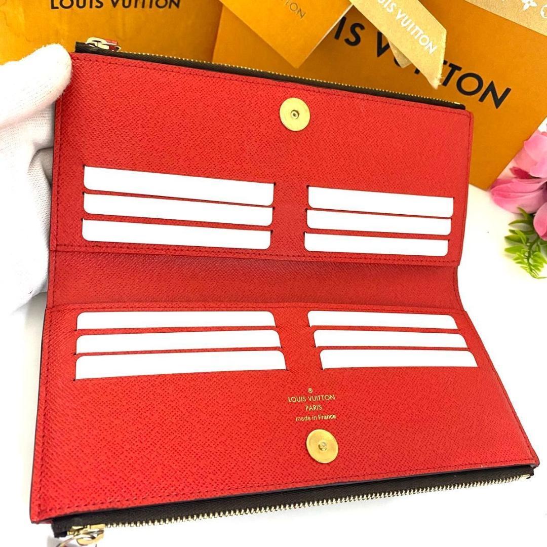 ルイ ヴィトン◎ポルトフォイユ アデル コクリコ ダブルファスナー モノグラム