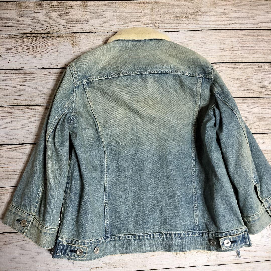 【値下げ交渉歓迎】 サカイ sacai デニムボアジャケット Gジャン 変形 M