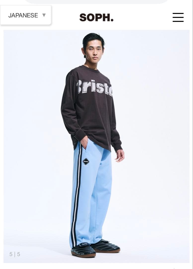 ⭐️新品未使用　SOPH fcrb ブリストル ロンT ブラック サイズM