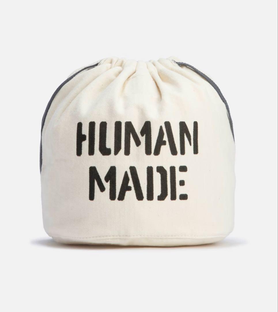 HUMAN MADE 巾着バッグ アイボリー　未使用