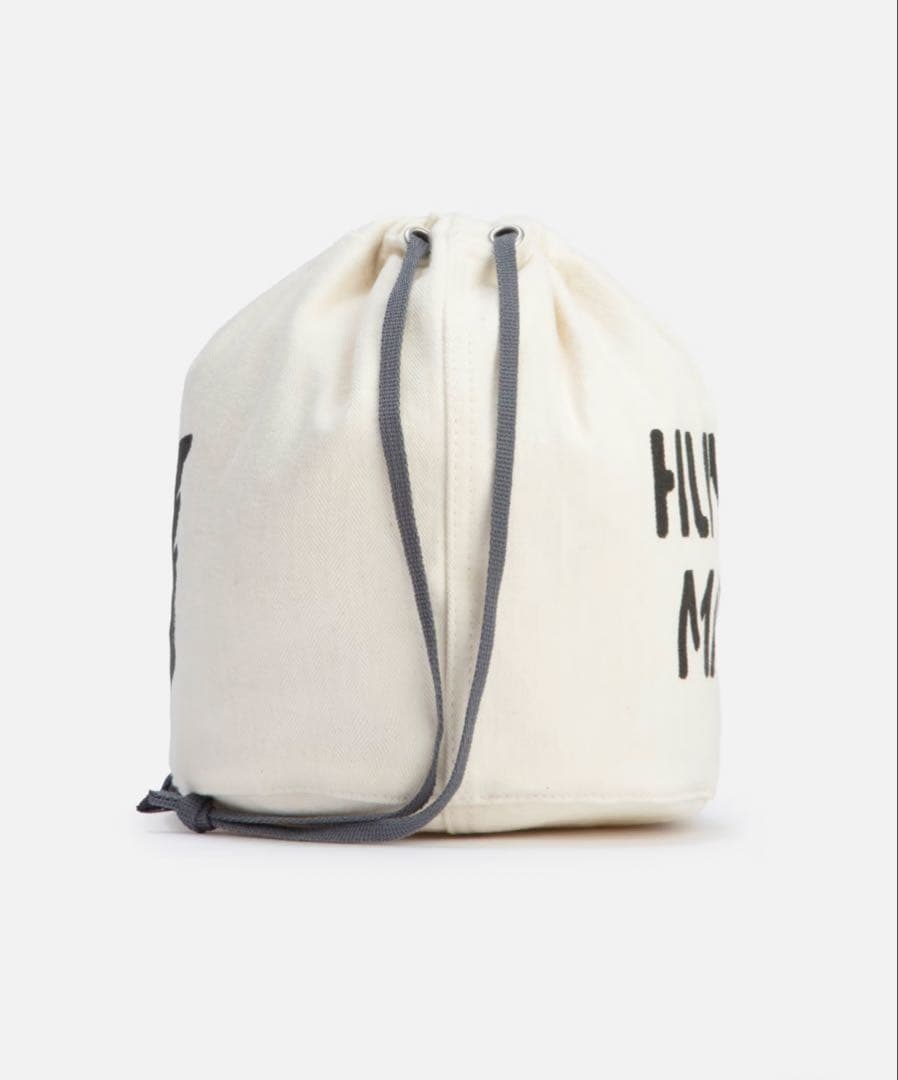 HUMAN MADE 巾着バッグ アイボリー　未使用