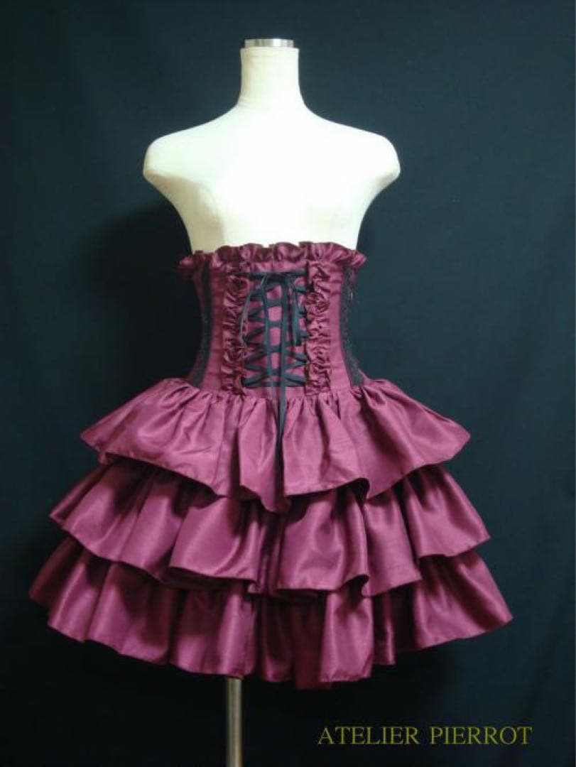 【頭物セット】アトリエピエロ　三段ミニコルセットスカート