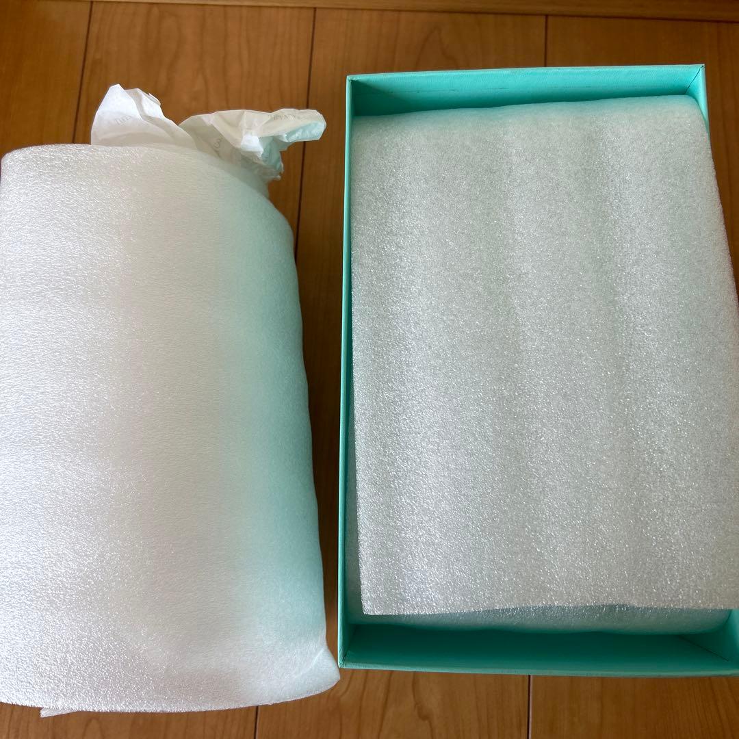 Tiffany & Co. クリスタル花瓶 リブデザイン