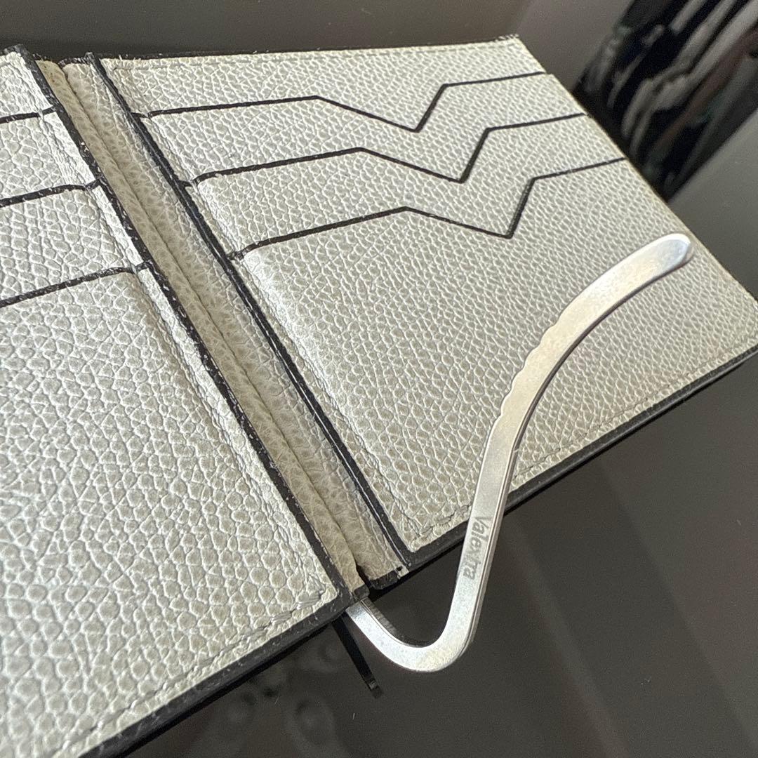 Valextra ⭐️グレー❤️マネークリップ カード6枚　うりりん